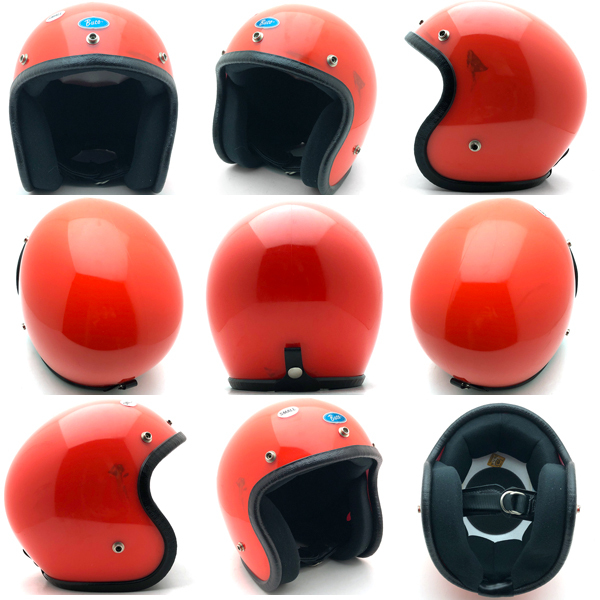送料無料 Dead Stock 新品 箱付 BUCO ENDURO ORANGE 56cm/デッドストックブコエンデューロオレンジビンテージヘルメットsmallスモールブコ