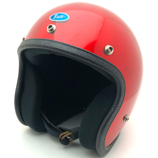 送料無料 Dead Stock 新品 箱付 BUCO ENDURO RED METALLIC 58cm/赤レッドビンテージヘルメットbabyベビーブコsmallスモールブコスマイル70s