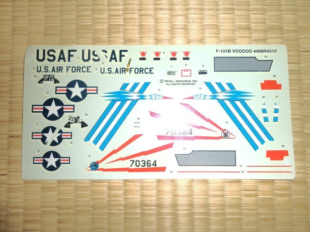  не использовался товар Revell 1/72makda фланель F-101Bb-du- America ВВС 4456