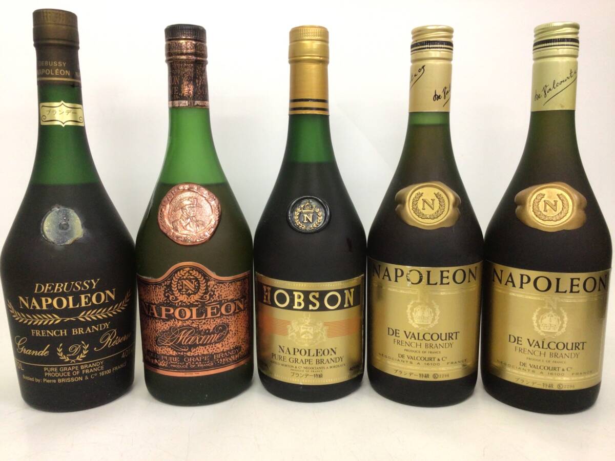 ブランデー brandy フレンチブランデー ナポレオン 5本セット 700ml 40% 重量番號:10(106)