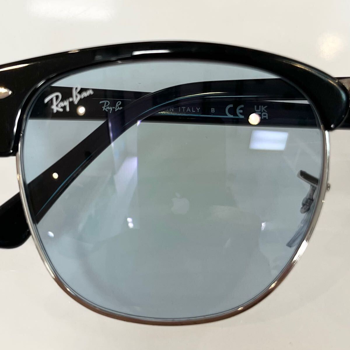 正規(guī)RayBanレイバン サングラス クラブマスター CLUBMASTER RB3016 1354/64 51 ブラック/ブルーグレイ　ルックスオティカジャパン ケース黒