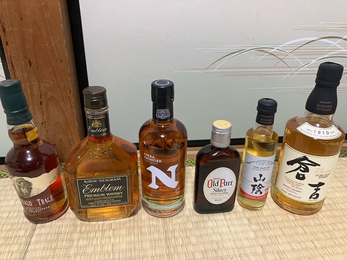 ウイスキー　6本セット