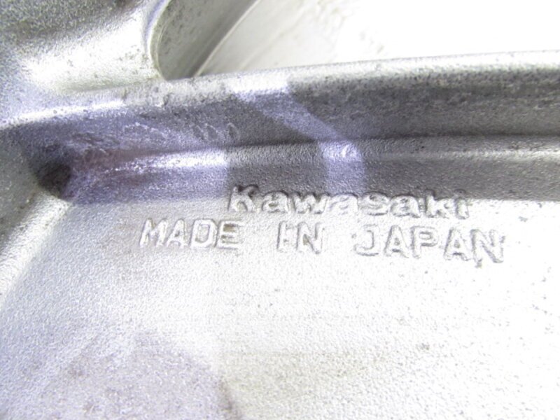 ZEXT ZZ-R250 EX250H 溝有タイヤ付 純正 リアホイール 曲りなし 検※ ZZR250 GPX250R GPX250R2 エリミネーター250SE GPZ250R ZXR250 153M06