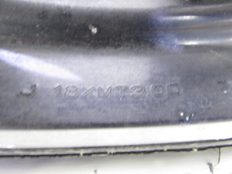 ZEXT CBX750F RC17 希少!! 純正 リアホイール ブーメランコムスター 曲りなし 検※ CB750F RC04 RC01E インテグラ ボルドール 156K06