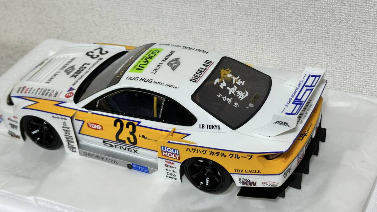 TOP SPEED 1/18 LB-Super Silhouette ニッサン S15 シルビア プレゼンテーション 完成品 TS0418