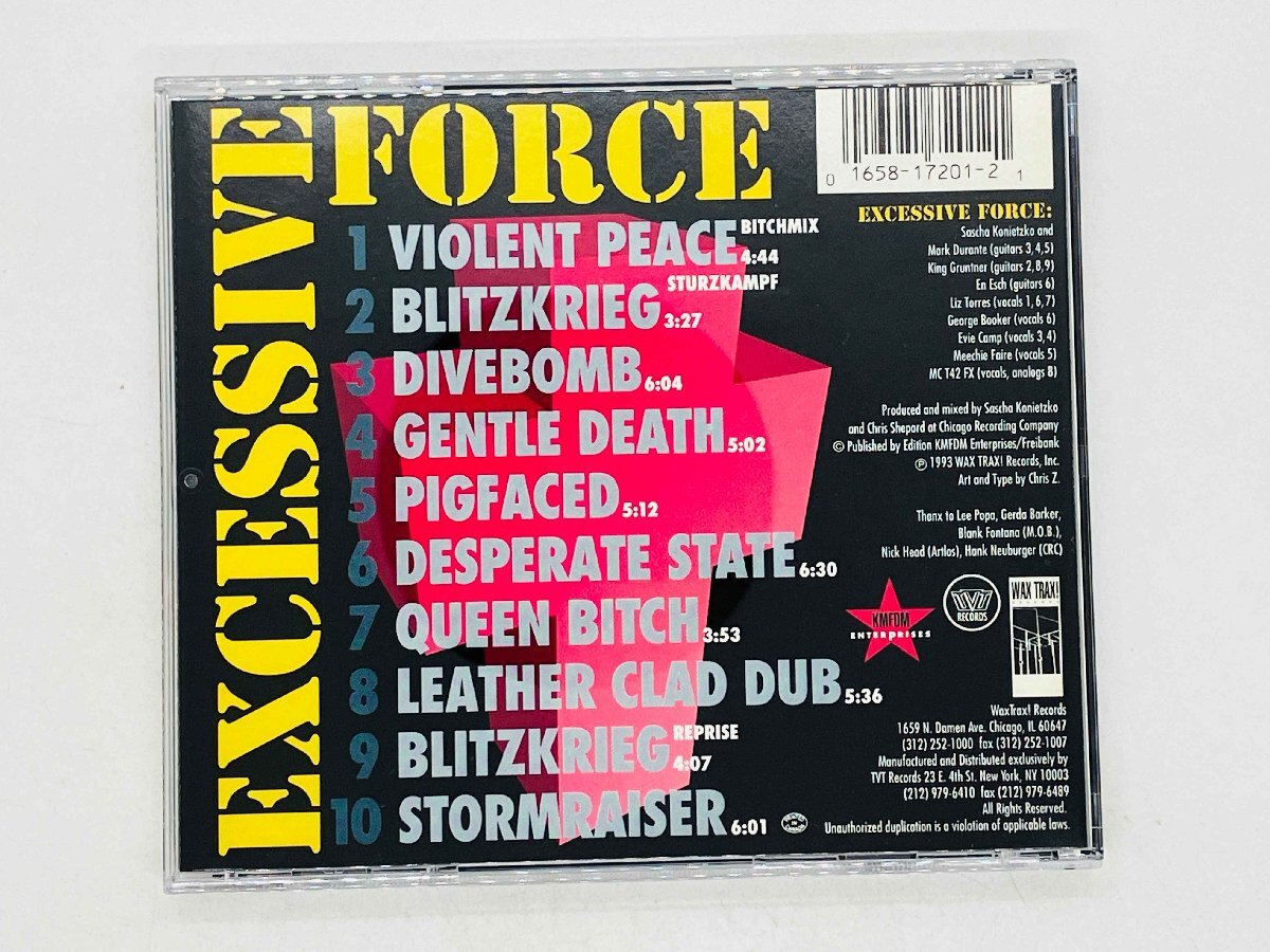 即決CD EXCESSIVE FORCE / GENTLE DEATH / featuring LIZ TORRES / TVT 7201-2 Y50