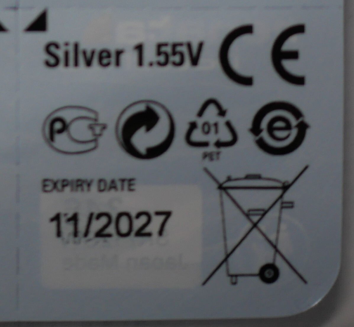 【即決送料85円】1個(gè)288円　スイス制Renata レナタ SR712SW（346）1.55V　酸化銀電池 使用推奨期限：2027年11月★