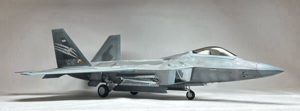 * конечный продукт * Hasegawa 1/48 F-22lapta-` -тактный rider 1`