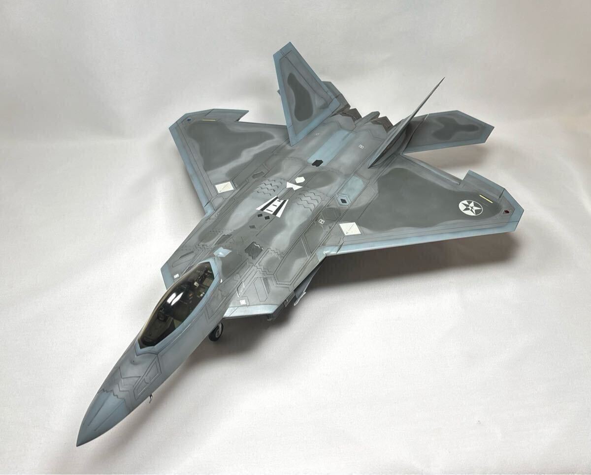 * конечный продукт * Hasegawa 1/48 F-22lapta-` -тактный rider 1`