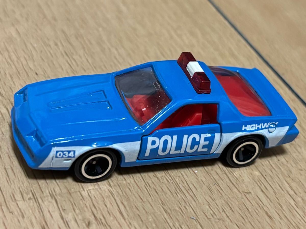  Tomica сделано в Японии No.F34 Chevrolet Camaro Police машина 1985 год прекрасный товар 