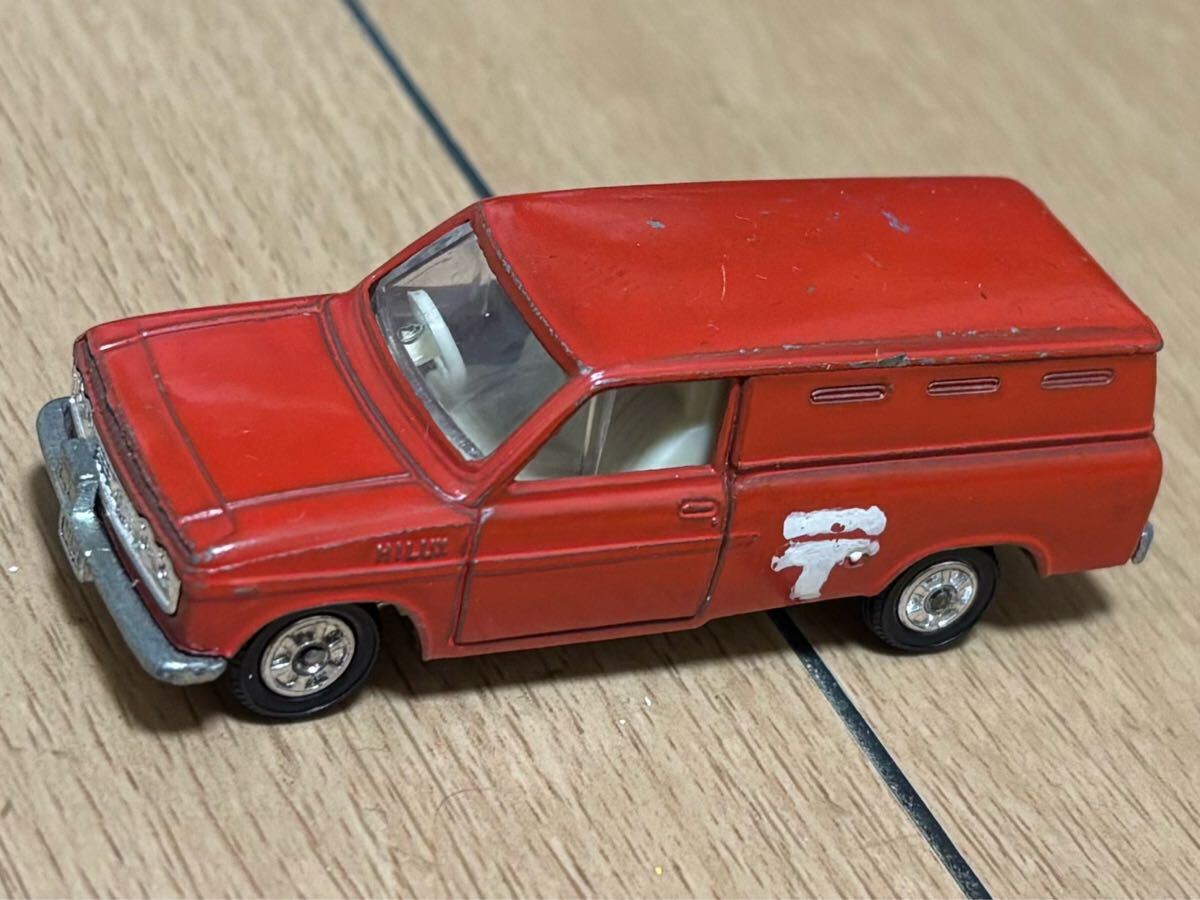  Tomica сделано в Японии No.64 Toyota Hilux почтовая машина 1973 год старый колесо 