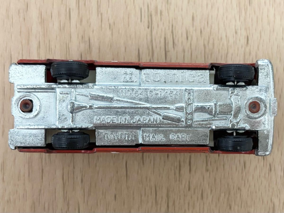  Tomica сделано в Японии No.64 Toyota Hilux почтовая машина 1973 год старый колесо 