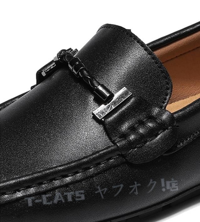 ☆新品ローファー スリッポン ドライビングシューズ 軽量柔らかい *メンズ カジュアルシューズ 春秋 男性靴 茶色サイズ選択可