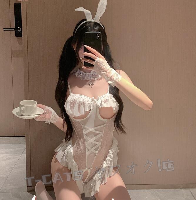 ☆新品インナーウエアladiesレディース 魅惑Styleセクシー 素?cái)?人気 ボディスーツ ホワイト