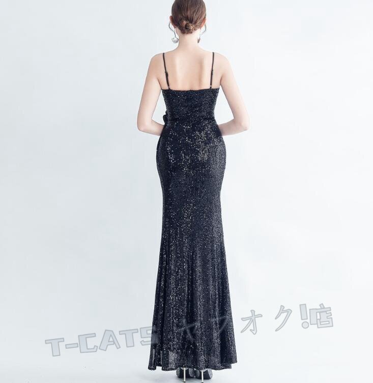 ☆新品レディースワンピース 大人sexy 高品質(zhì) 結(jié)婚式 二次會ドレス キャミワンピ 黒