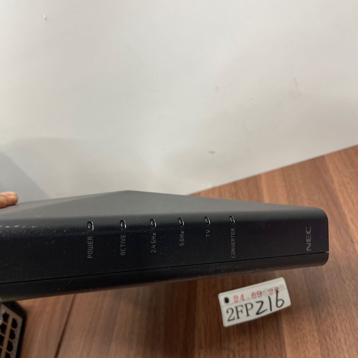 「2FP216」NEC Aterm 無線LANルーター WX3600HP 電源アダプター無し　動作品　本体のみ（240928）_画像3