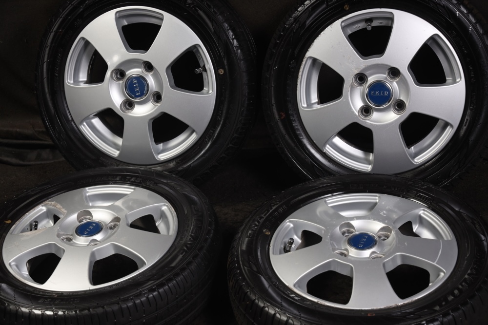 ★バリ山 155/65R13 國産DUNLOP 2023年制 ラジアル 4本SET オプティネイキッドミラムーヴモコルークスAZワゴンREKワゴンMRワゴンアルト