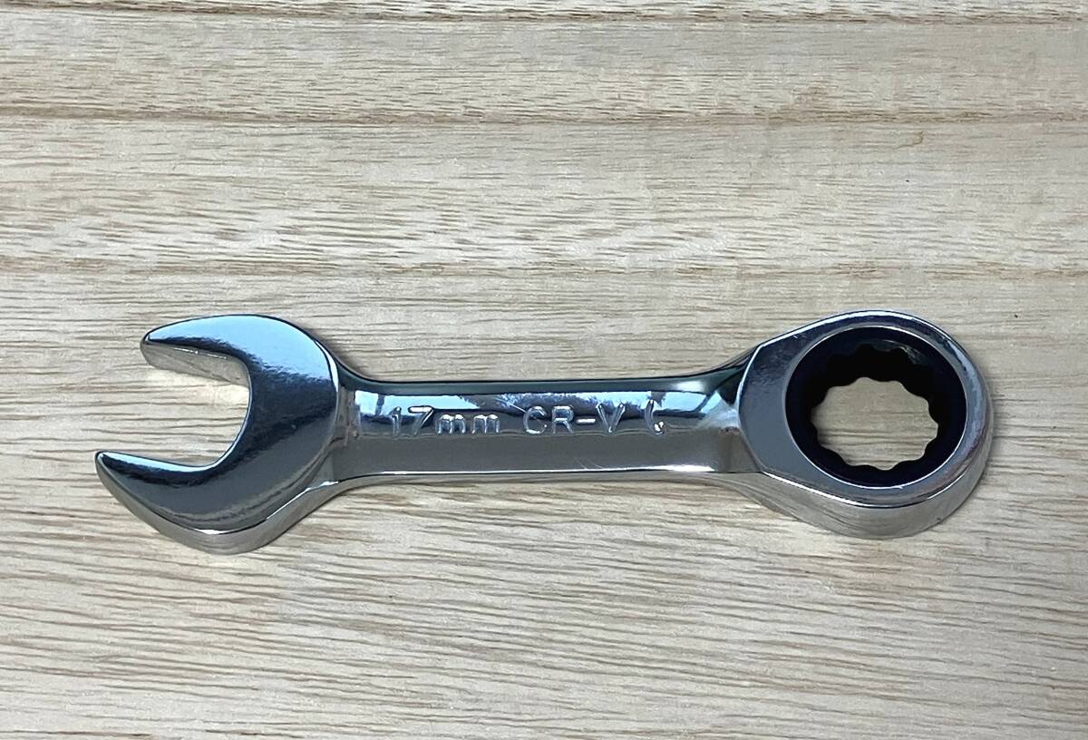 ミニラチェットレンチ☆コンビネーションレンチ☆17ｍｍ☆72ギア