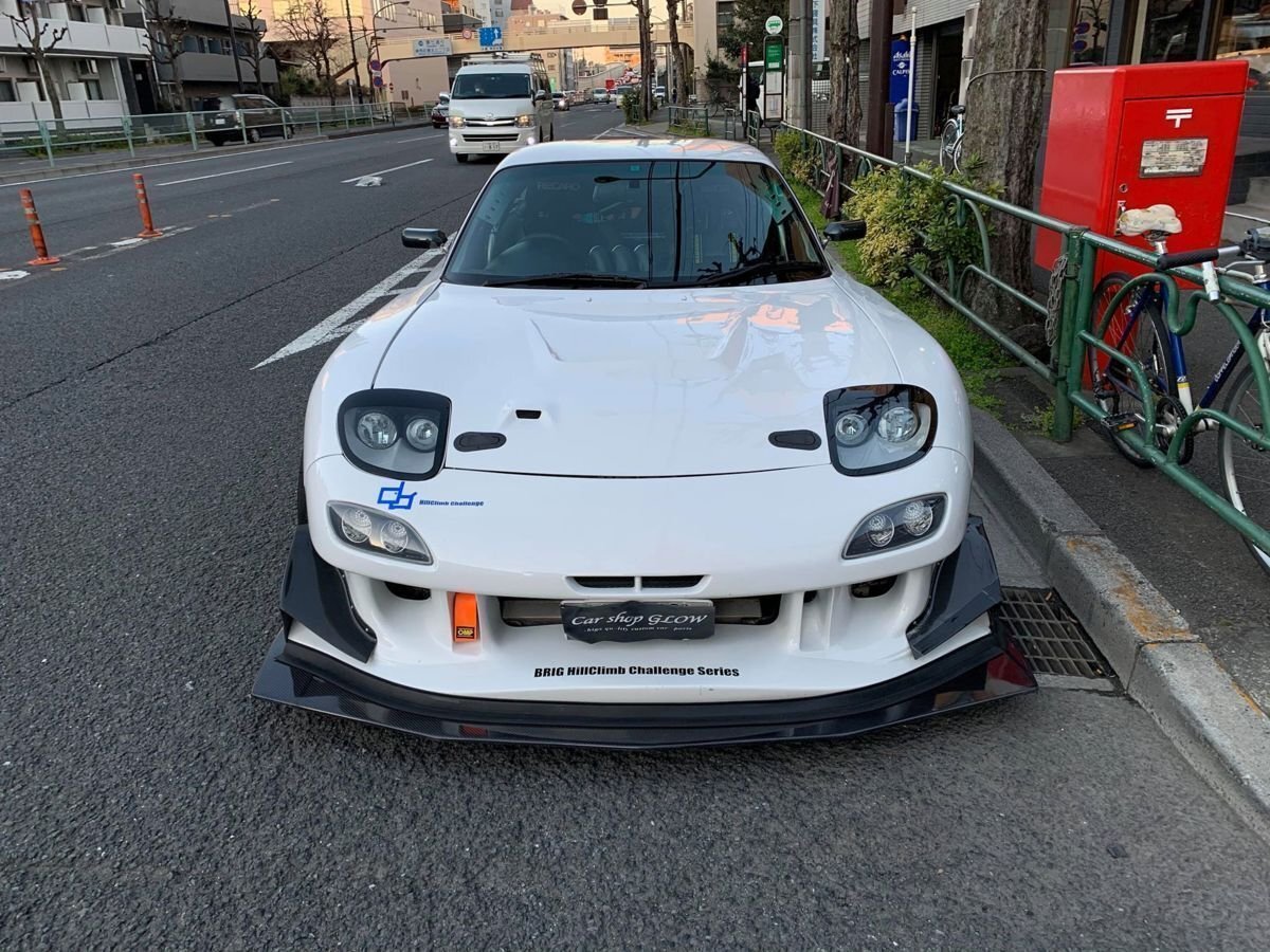 ?カーショップグロウ 汎用 フロントアンダーパネル FRP制 マルチディフレクター セット RX-8 SE3P