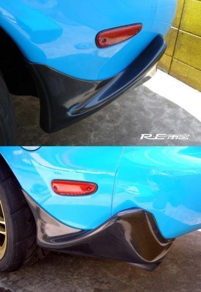 ?RE雨宮RX-7 FD3S用リアスーパーカナードCF for ノーマルボディ