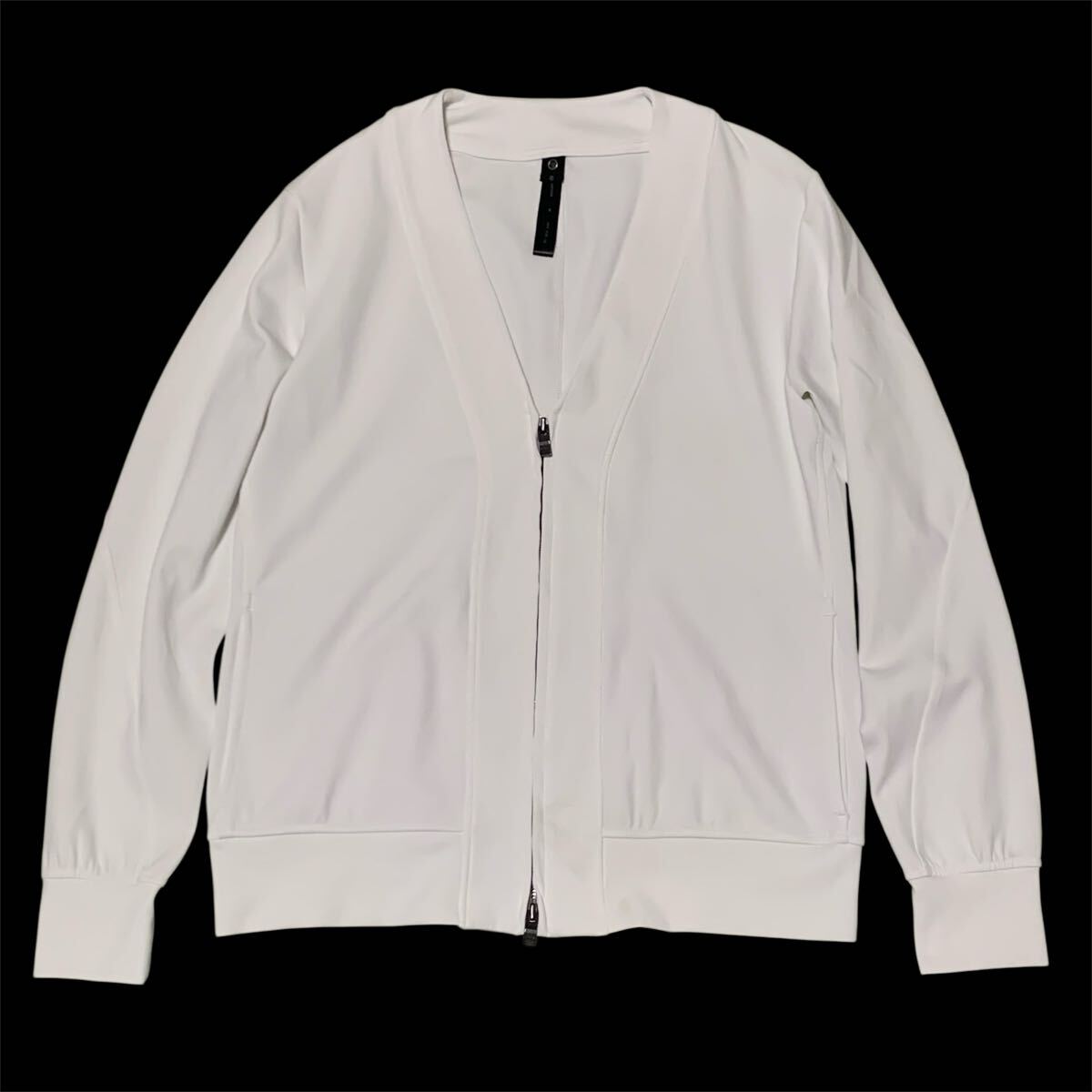 送料込！最終値下げ　定3.8萬　wjk ダヴルジェイケイ　zip-up cardigan ジップアップカーディガンM ホワイト