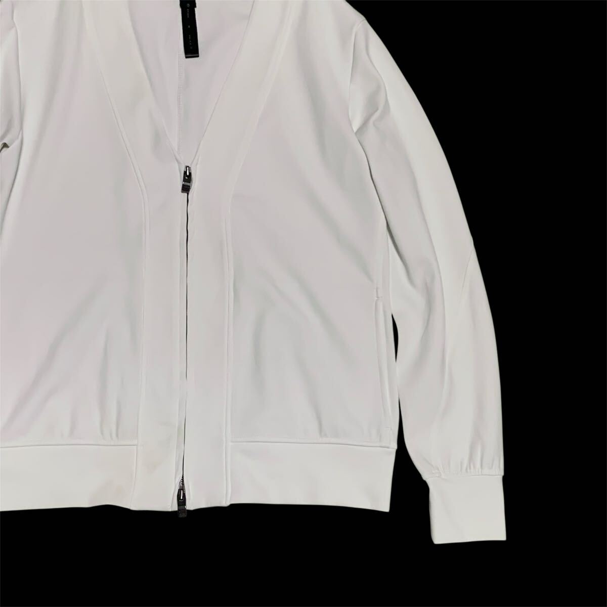 送料込！最終値下げ　定3.8萬　wjk ダヴルジェイケイ　zip-up cardigan ジップアップカーディガンM ホワイト