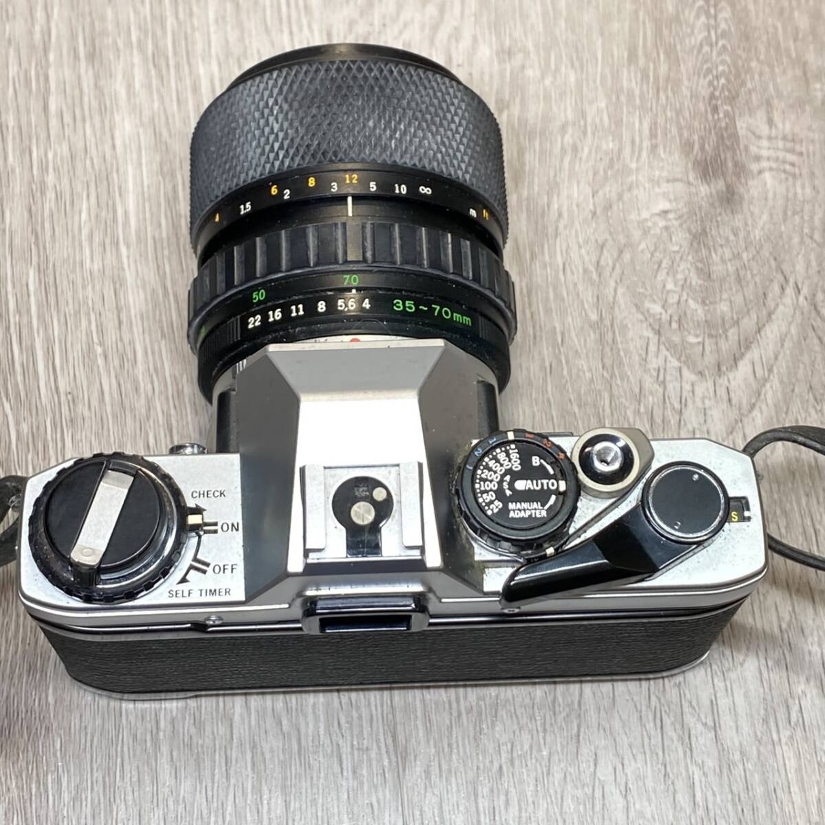 【YH-2859】中古現(xiàn)狀品 OLYMPUS OM-10 一眼レフフィルムカメラ オリンパス 一眼レフ カメラ シルバー ストロボ付き