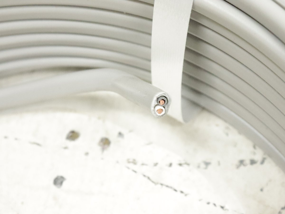 ■未使用品■ YAZAKI 矢崎 ヤザキ VVF(PbF) 2×2.0mm 100m 電線 配電用品 工具 ケーブル 制造年 25年 1700