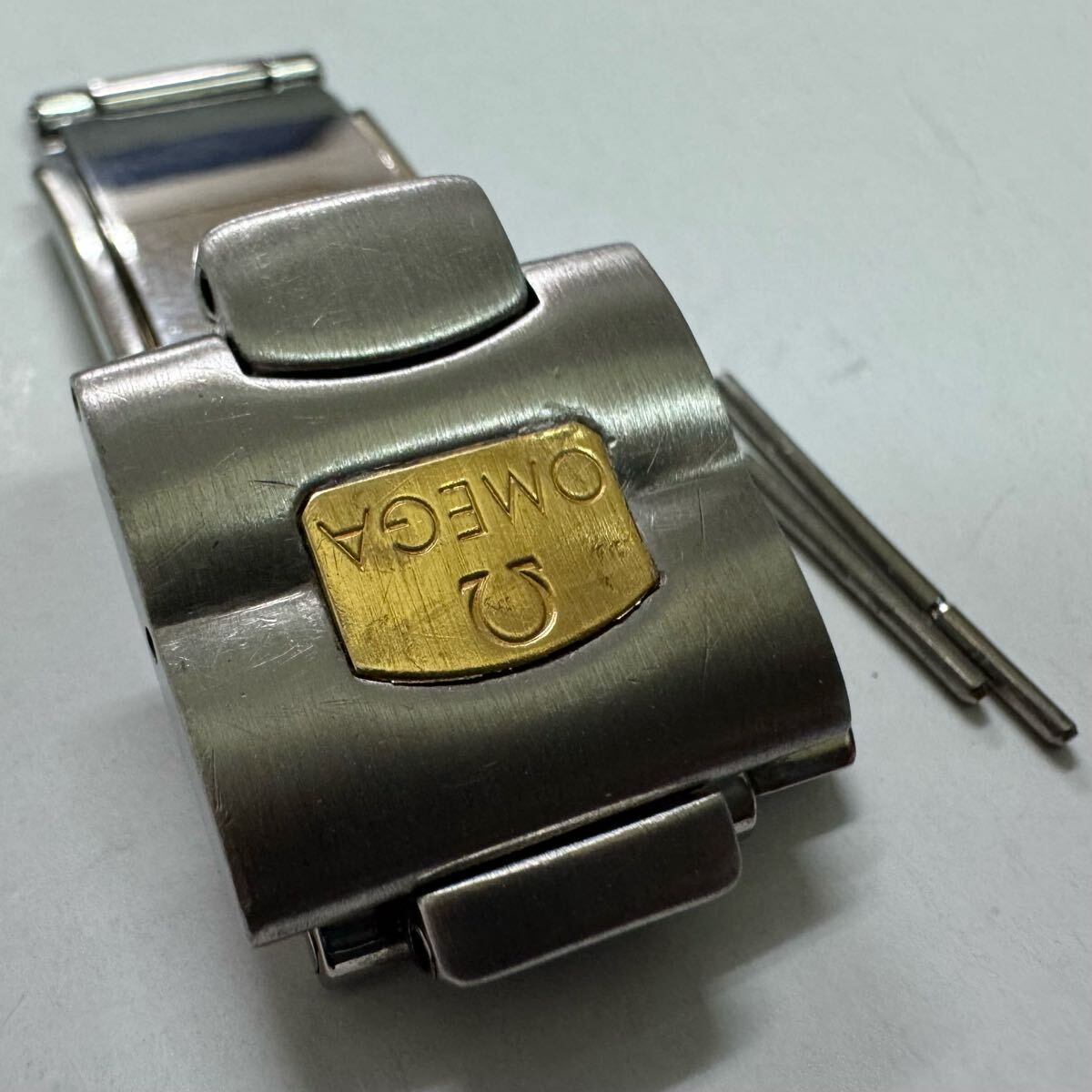 オメガ シーマスター クラスプ ポラリス ステンレスベルト 1455/448/2 OMEGA Seamaster Polaris 留め具 留金 clasp バックル 178-1