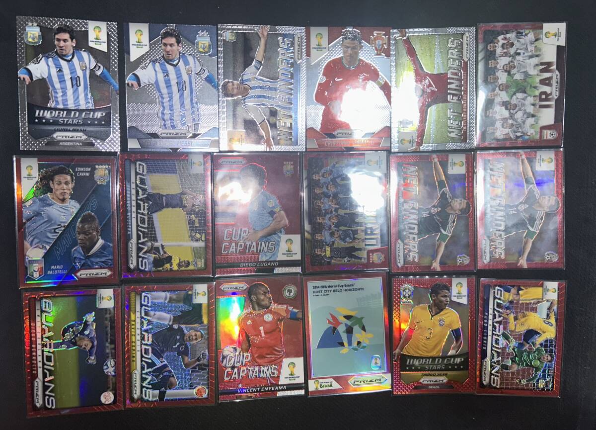 2014 Panini Prizm World Cup Red prizm /149 34枚 Lionel Messi Cristiano Ronaldo リオネル?メッシ　クリスティアーノ?ロナウド