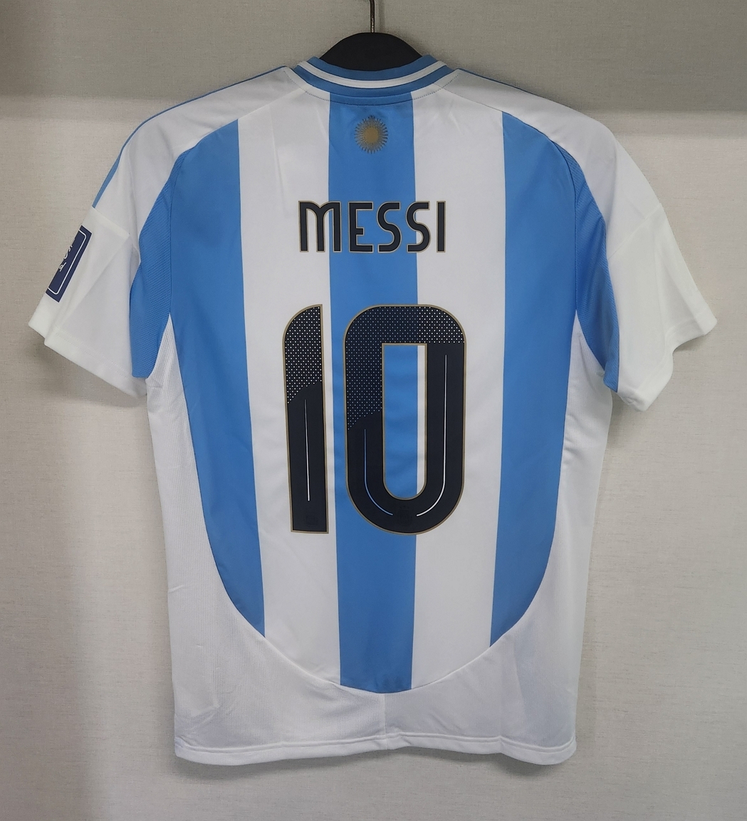 24-25 アルゼンチン Argentina AFA(H) #10 メッシ Messi 半袖 2026 WorldCup予選戦仕様 M or L