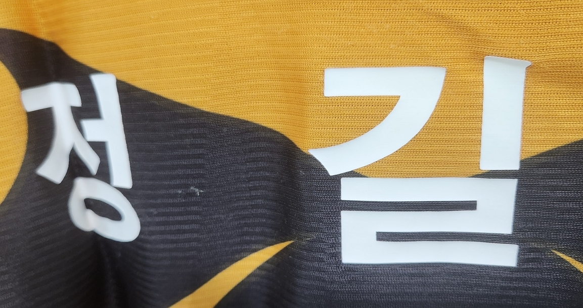 00 安養(yǎng)LGチータス(GK)#1 JOUNG Kilyong 選手用長(zhǎng)袖 adidas Kリーグ仕様 110 XXL