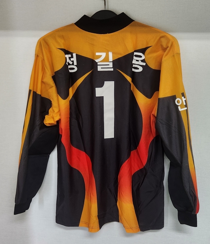 00 安養(yǎng)LGチータス(GK)#1 JOUNG Kilyong 選手用長(zhǎng)袖 adidas Kリーグ仕様 110 XXL