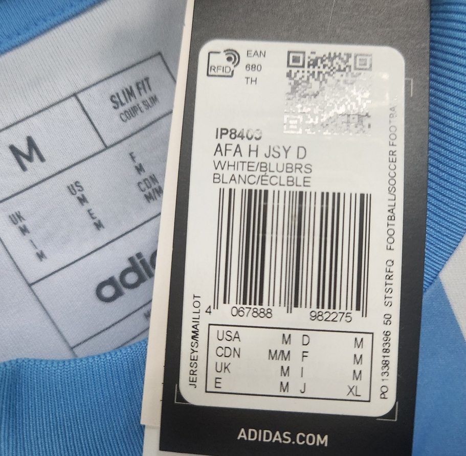 24-25 アルゼンチン Argentina AFA(H) #10 メッシ Messi 半袖 2026 WorldCup予選戦仕様 M or L