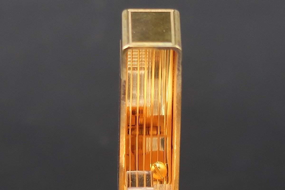【美品】S.T.Dupont デュポン ギャッツビー ブラウン系 高級(jí)ガスライター 著火確認(rèn)済み 喫煙具 煙草【SR98】