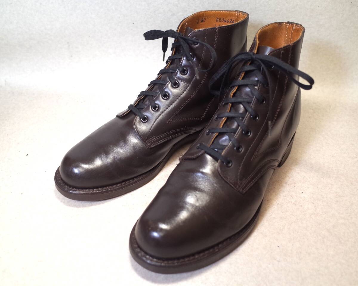 【送料無料】5102■CANADA POLICE BOOT■カナダ制ビンテージ/ポリスブーツ/ポリスマン/サービス/グッドイヤーウエルト/コルクソール/26cm■