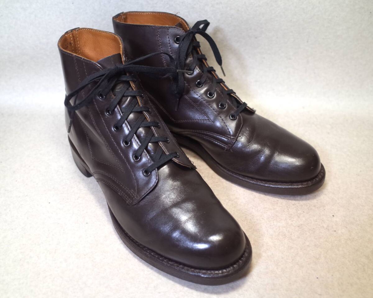 【送料無料】5102■CANADA POLICE BOOT■カナダ制ビンテージ/ポリスブーツ/ポリスマン/サービス/グッドイヤーウエルト/コルクソール/26cm■
