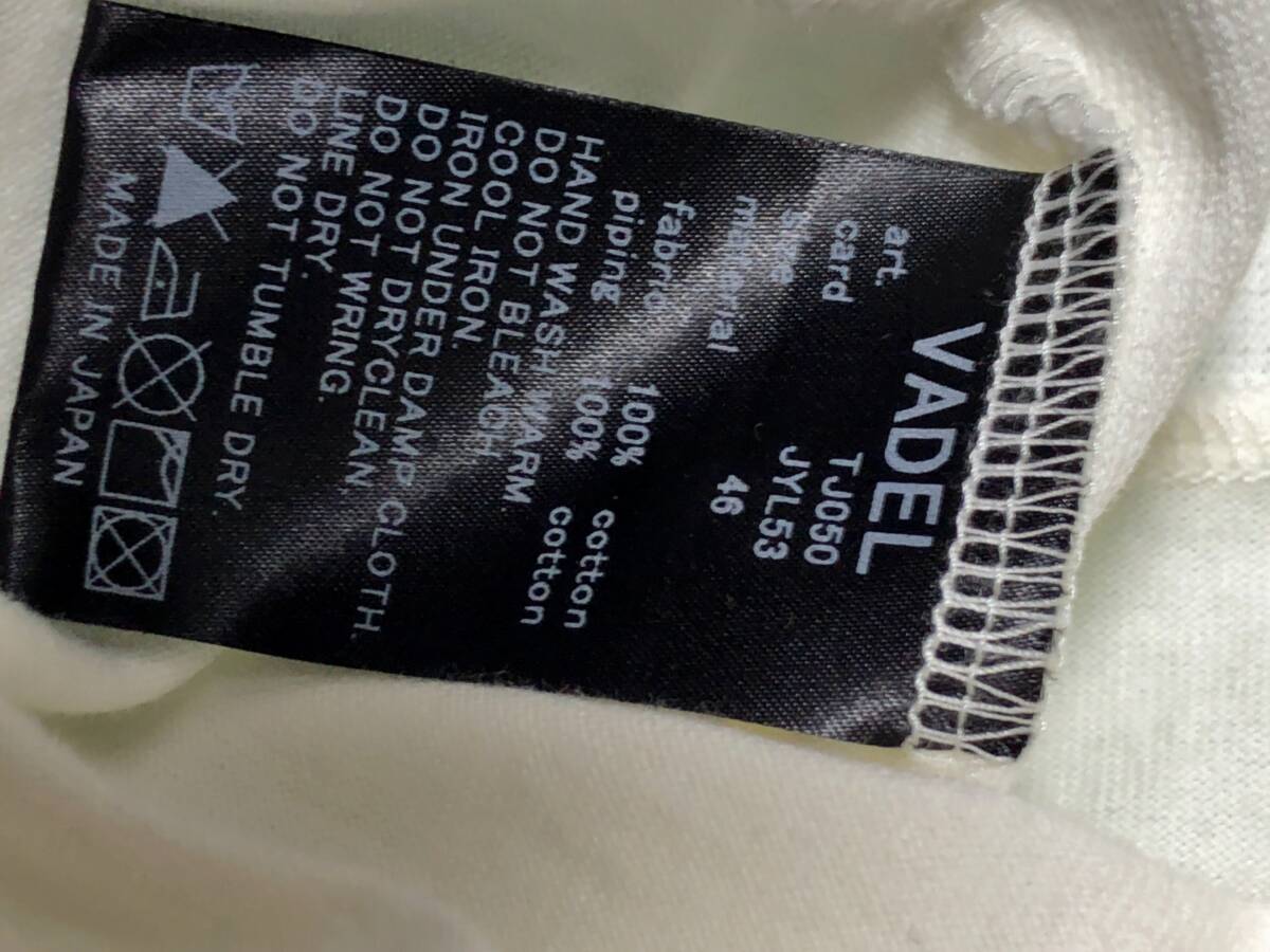 ★新品★VADEL（バデル）切り返しカットソー　サイズ46　AKM 1piu1uguale3 wjk junhashimoto RESOUND CLOTHING