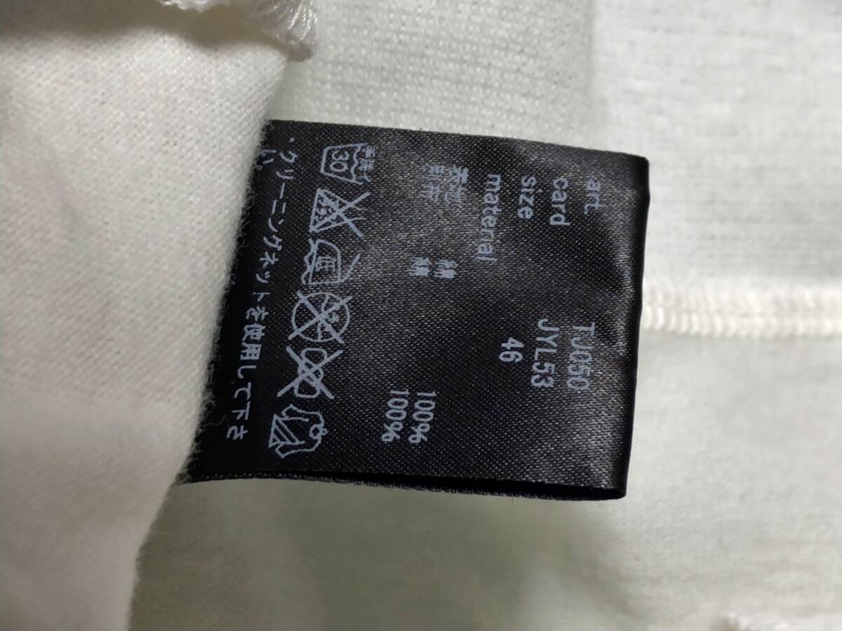 ★新品★VADEL（バデル）切り返しカットソー　サイズ46　AKM 1piu1uguale3 wjk junhashimoto RESOUND CLOTHING