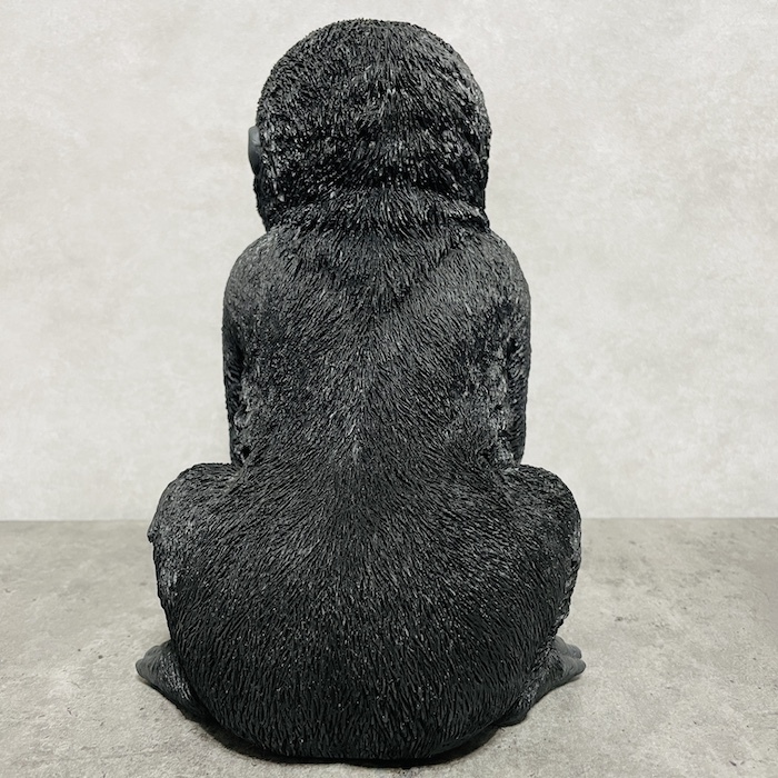 置物 かわいい 動物 玄関 赤ちゃん黒ゴリラ グッズおしゃれ インテリア ガーデンオーナメント woobia ウービア_画像6