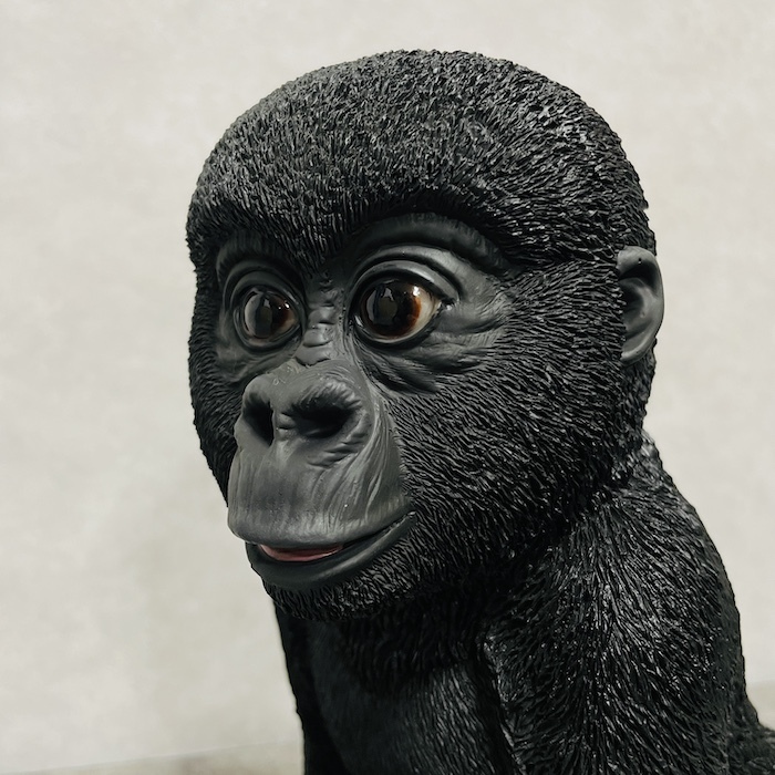 置物 かわいい 動物 玄関 赤ちゃん黒ゴリラ グッズおしゃれ インテリア ガーデンオーナメント woobia ウービア_画像10