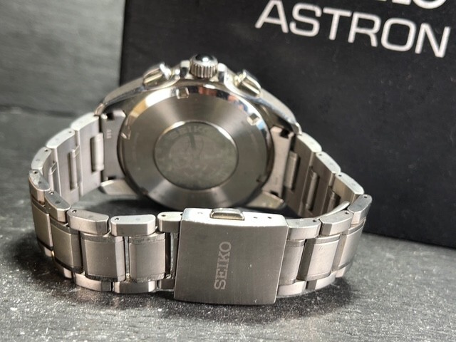 超美品 セイコー SEIKO アストロン ASTRON GPS ソーラー電波 GPS衛(wèi)星電波時(shí)計(jì) ソーラー 腕時(shí)計(jì) デュアルタイム SBXB077 8Xシリーズ 稼働品