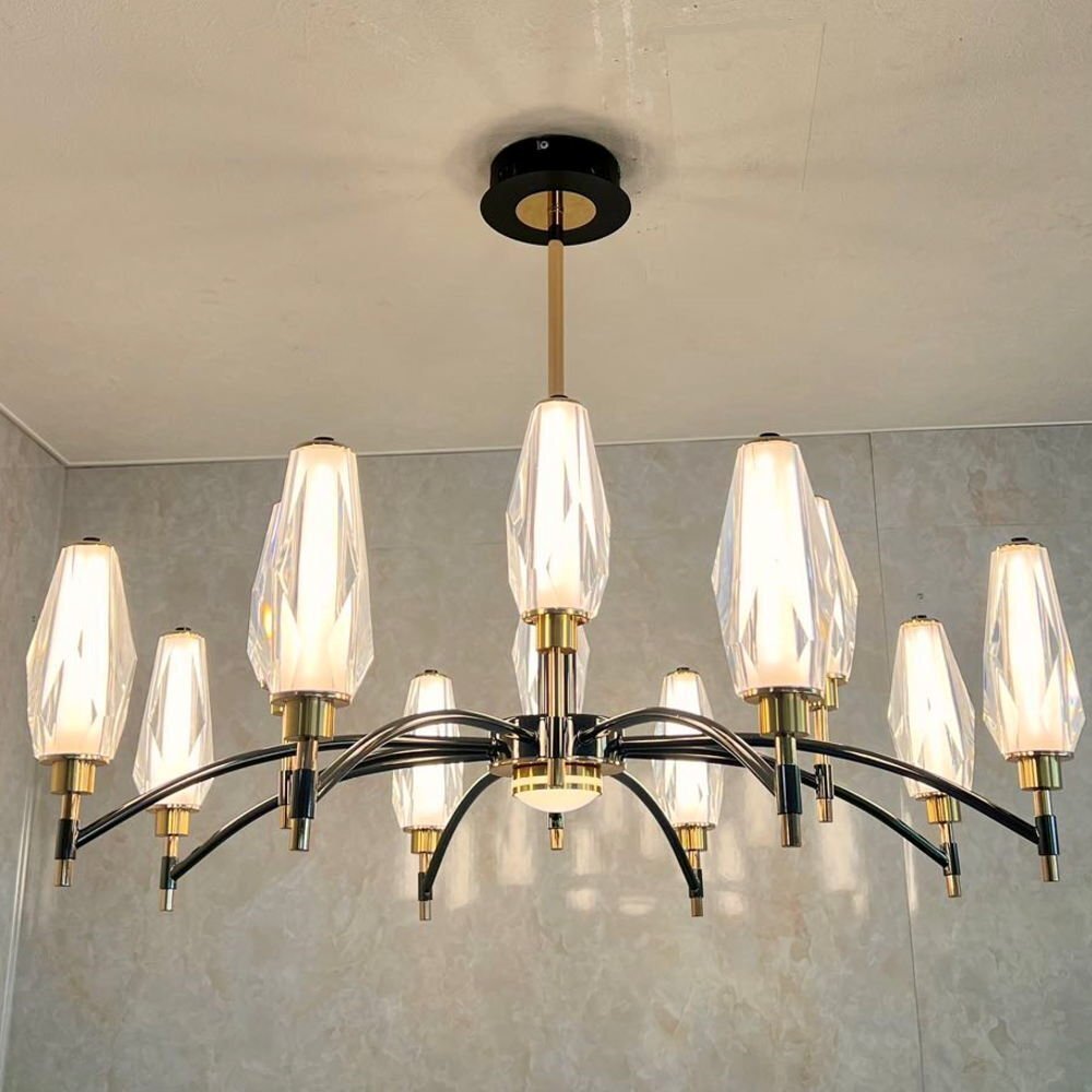 [LED имеется!] новый товар красивый дизайн 12 лампа люстра диаметр широкий 88cm style свет & тонировка подвесной светильник с дистанционным пультом высота регулировка возможно LED дешевый Северная Европа 