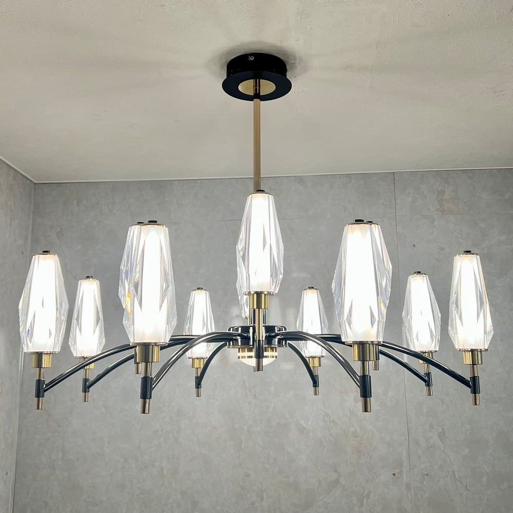 [LED имеется!] новый товар красивый дизайн 12 лампа люстра диаметр широкий 88cm style свет & тонировка подвесной светильник с дистанционным пультом высота регулировка возможно LED дешевый Северная Европа 