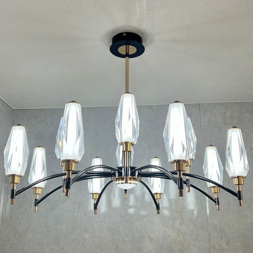 [LED имеется!] новый товар красивый дизайн 12 лампа люстра диаметр широкий 88cm style свет & тонировка подвесной светильник с дистанционным пультом высота регулировка возможно LED дешевый Северная Европа 