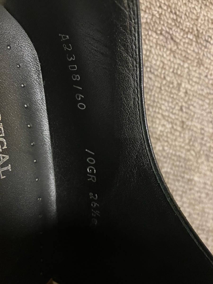 リーガル 革靴 REGAL 26.5 黒 中古　ビジネスシューズ