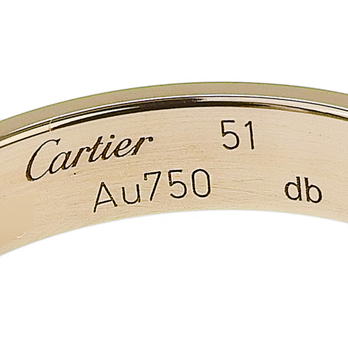 CARTIER(カルティエ) ラブコレクション LOVE リング ミニモデル K18 ピンクゴールド 指輪 ラブリング 11(51)號 41100076614【アラモード】