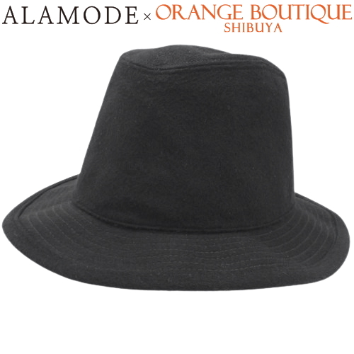 HERMES(エルメス) Hロゴ ハット ブラック黒 カシミヤ レーヨン