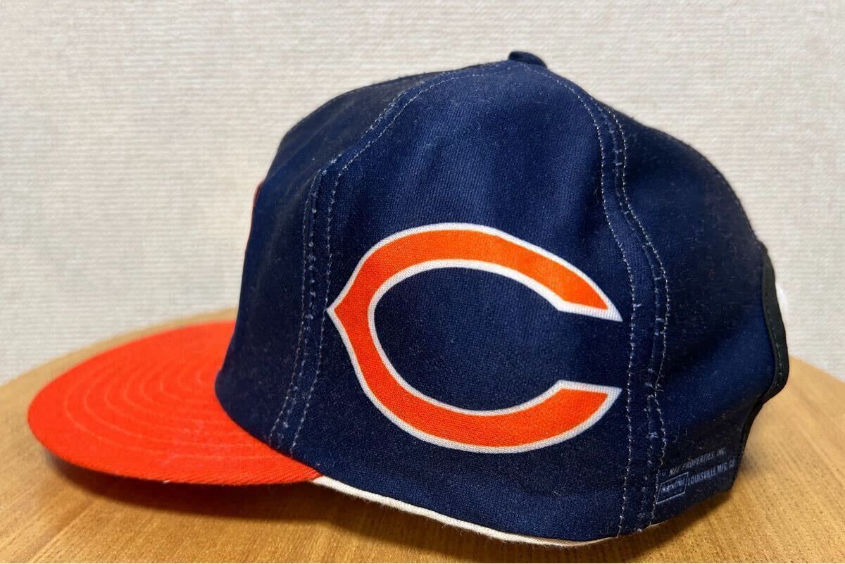Vintage 1985 CHICAGO BEARS Snapback Trucker Hat Super Bowl XX Champs NFL USA キャップ 帽子 USA製 シカゴベアーズ ヴィンテージ_画像4