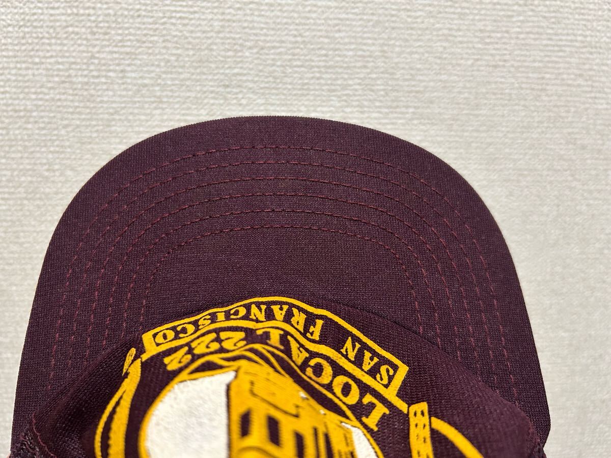 80's 90's USA製 メッシュキャップ Carpenters Local 222 SAN FRANCISCO /企業キャップ 帽子 メッシュキャップ ONE SIZE Vintage CAP_画像5